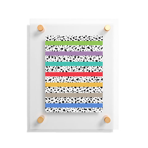 Andi Bird Terrazzo Too Floating Acrylic Print