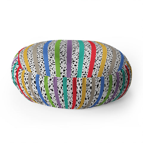 Andi Bird Terrazzo Too Floor Pillow Round