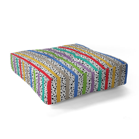 Andi Bird Terrazzo Too Floor Pillow Square