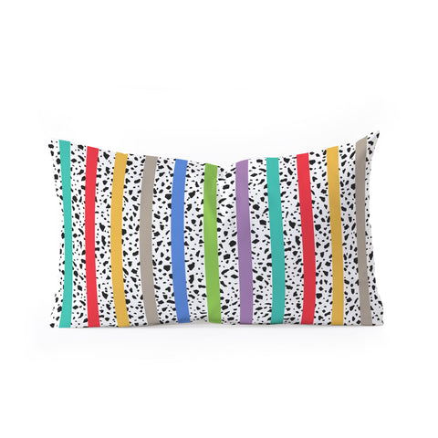 Andi Bird Terrazzo Too Oblong Throw Pillow