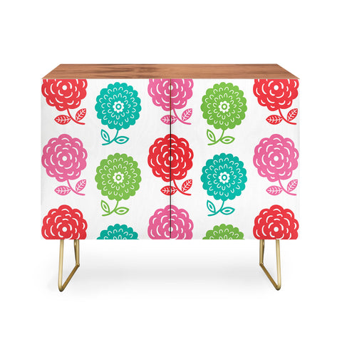 Andi Bird Tomales Flowers Credenza