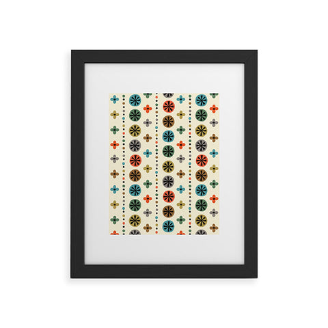 Andi Bird tonga stripe Framed Art Print