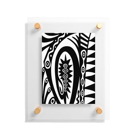 Andi Bird Tribal Effect Floating Acrylic Print