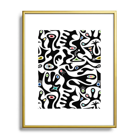 Andi Bird ultra cool Metal Framed Art Print