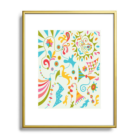 Andi Bird Upbeat Metal Framed Art Print