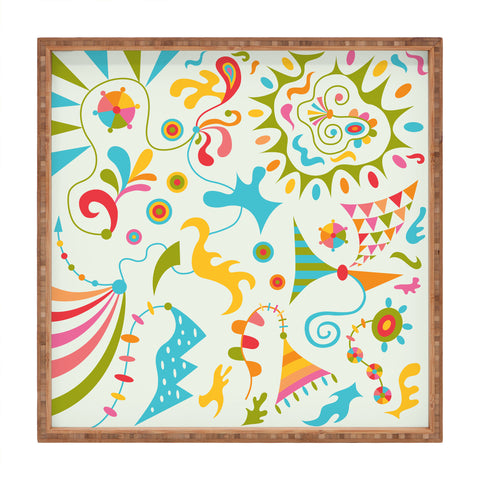 Andi Bird Upbeat Square Tray