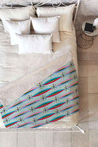 Andi Bird Way Cool Fleece Throw Blanket