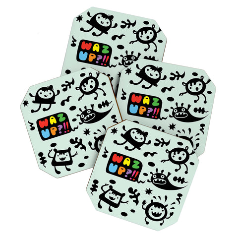 Andi Bird Waz Up Coaster Set