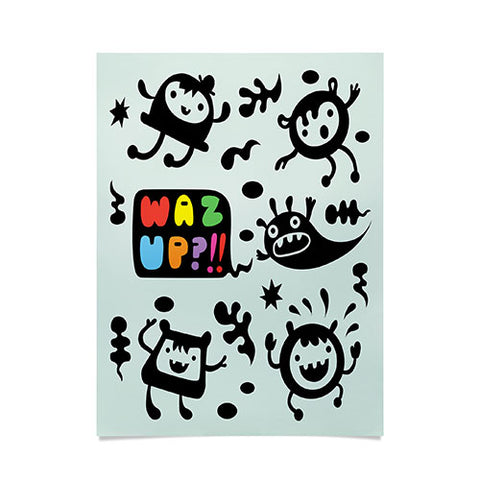 Andi Bird Waz Up Poster