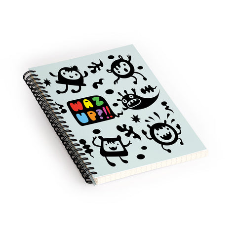 Andi Bird Waz Up Spiral Notebook