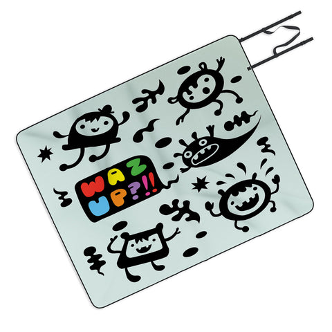 Andi Bird Waz Up Picnic Blanket