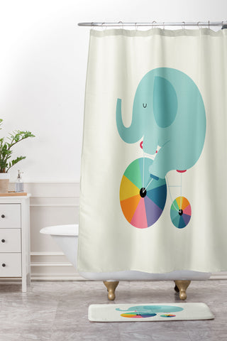 Andy Westface Beautiful Ride Shower Curtain And Mat