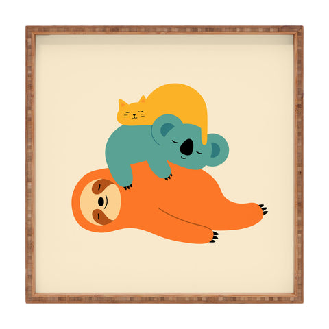 Andy Westface Being Lazy Square Tray