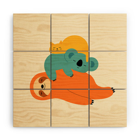 Andy Westface Being Lazy Wood Wall Mural