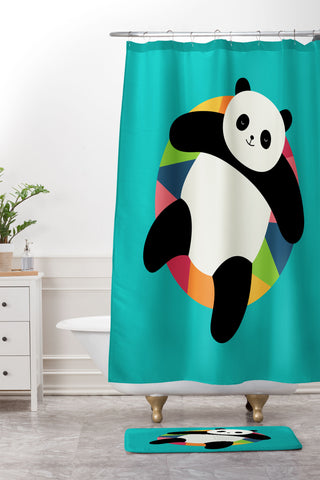 Andy Westface Chillin 1 Shower Curtain And Mat