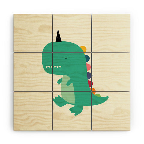 Andy Westface Dinocorn Wood Wall Mural