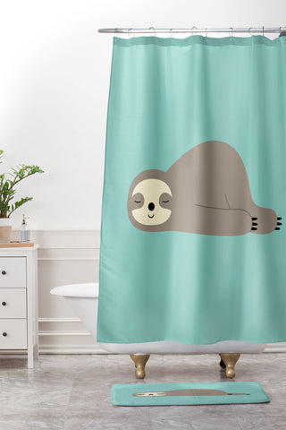 Andy Westface Do Nothing Shower Curtain And Mat