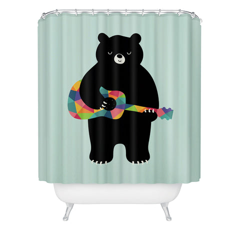 Andy Westface Happy Song Shower Curtain