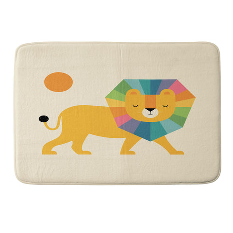 Andy Westface Lion Shine Memory Foam Bath Mat
