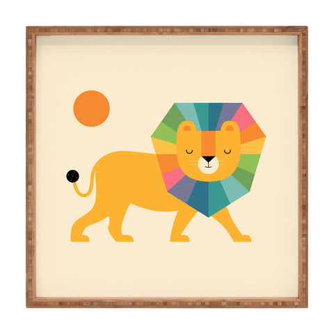 Andy Westface Lion Shine Square Tray