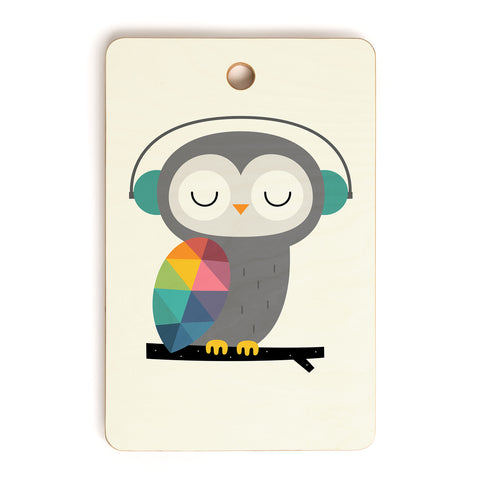 Andy Westface Owl Time Cutting Board Rectangle