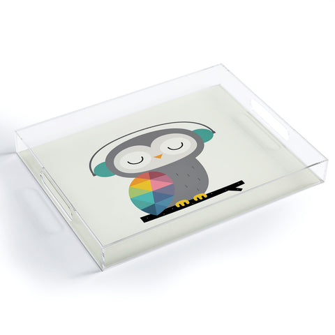 Andy Westface Owl Time Acrylic Tray