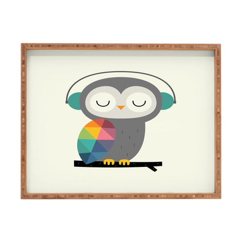Andy Westface Owl Time Rectangular Tray