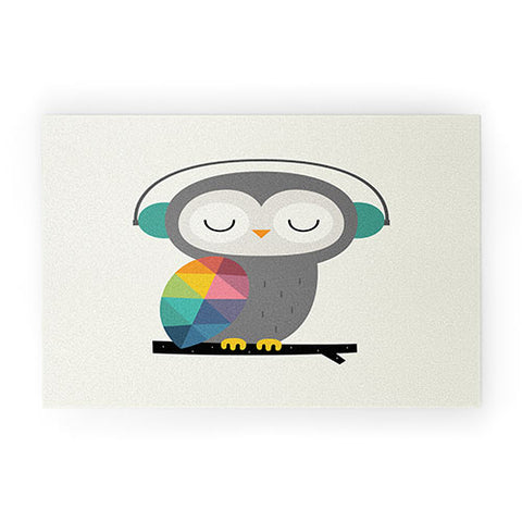 Andy Westface Owl Time Welcome Mat