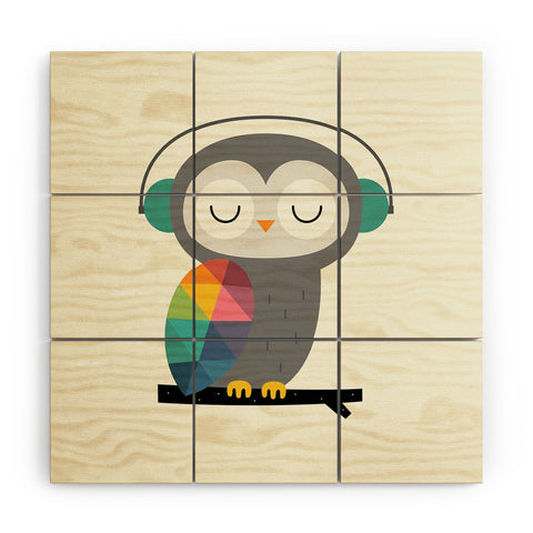 Andy Westface Owl Time Wood Wall Mural