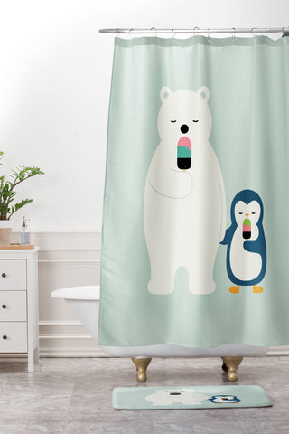 Andy Westface Stay Cool 2 Shower Curtain And Mat