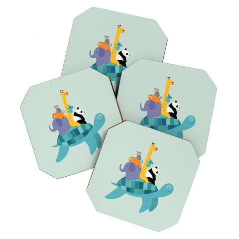 Andy Westface Travel Together Coaster Set