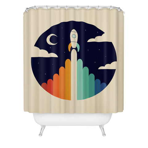 Andy Westface Up 1 Shower Curtain