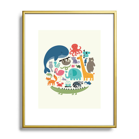 Andy Westface We Are One Metal Framed Art Print