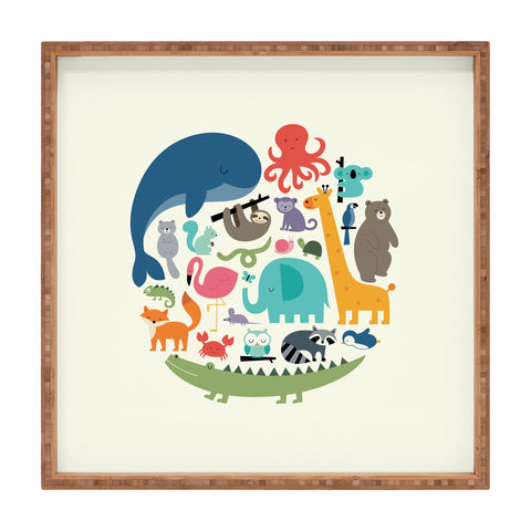 Andy Westface We Are One Square Tray