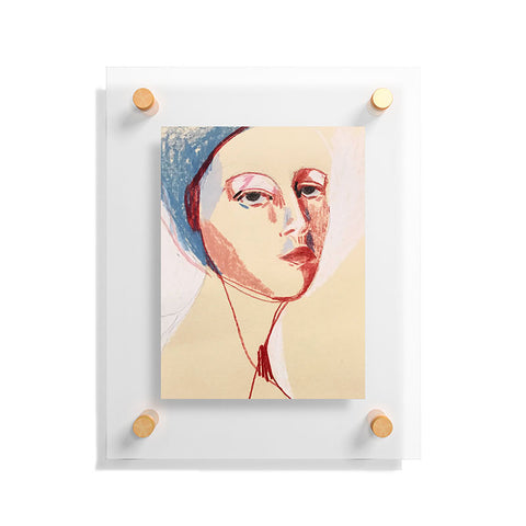 Angel Hernandez Summer Portrait Floating Acrylic Print