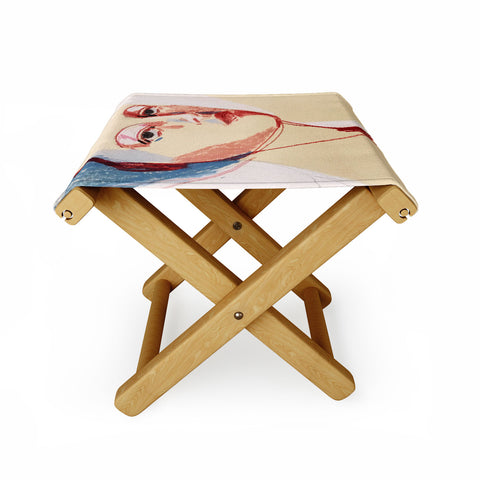 Angel Hernandez Summer Portrait Folding Stool