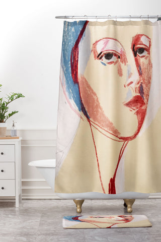 Angel Hernandez Summer Portrait Shower Curtain And Mat