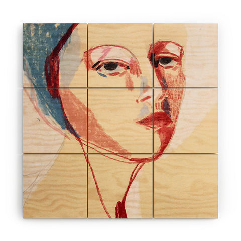 Angel Hernandez Summer Portrait Wood Wall Mural