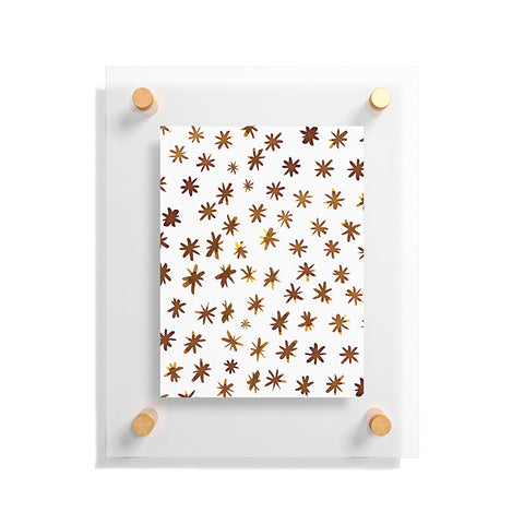 Angela Minca Amber stars Floating Acrylic Print