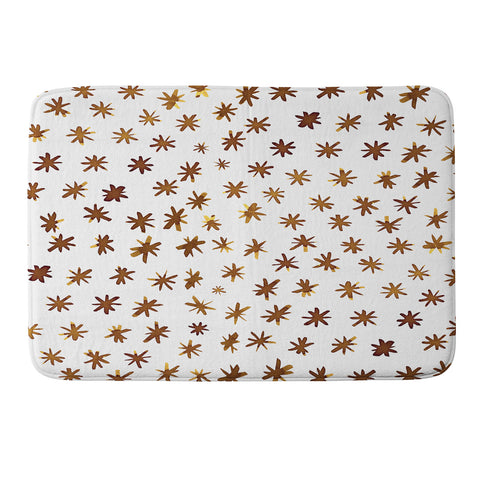 Angela Minca Amber stars Memory Foam Bath Mat