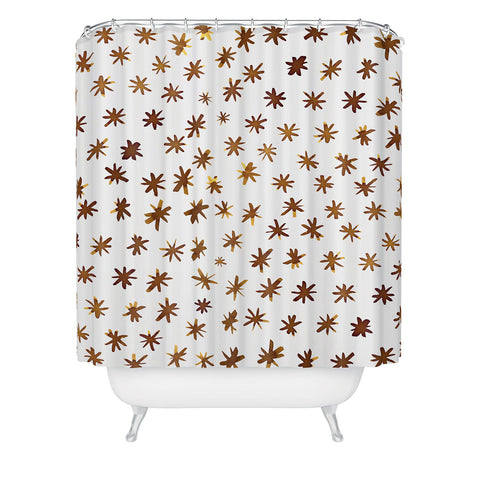Angela Minca Amber stars Shower Curtain