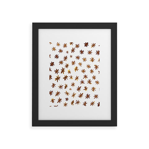 Angela Minca Amber stars Framed Art Print