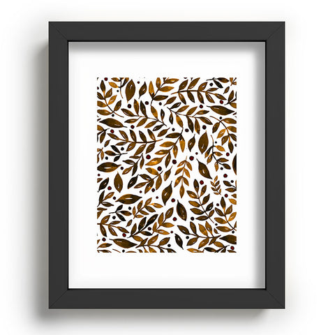 Angela Minca Autumn branches Recessed Framing Rectangle
