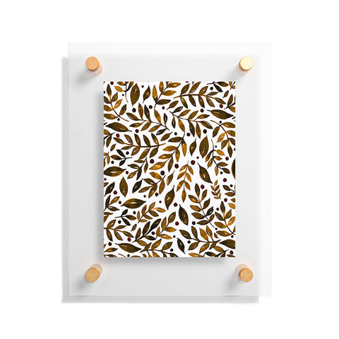 Angela Minca Autumn branches Floating Acrylic Print