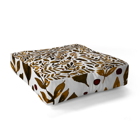 Angela Minca Autumn branches Floor Pillow Square