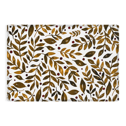 Angela Minca Autumn branches Outdoor Rug