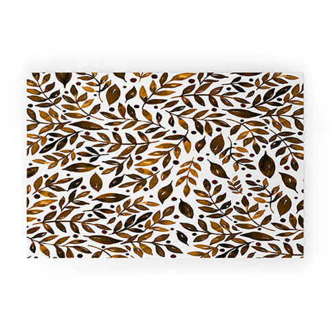Angela Minca Autumn branches Welcome Mat