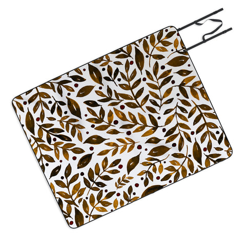 Angela Minca Autumn branches Picnic Blanket