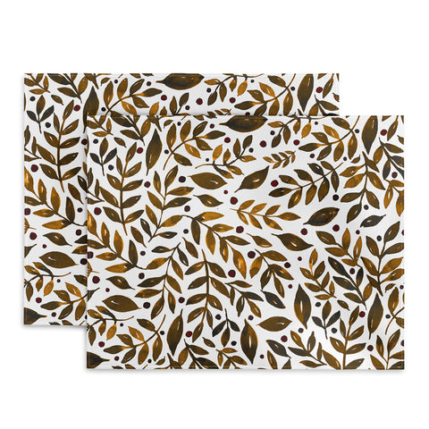 Angela Minca Autumn branches Placemat