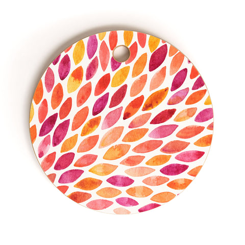 Angela Minca Autumn burst Cutting Board Round